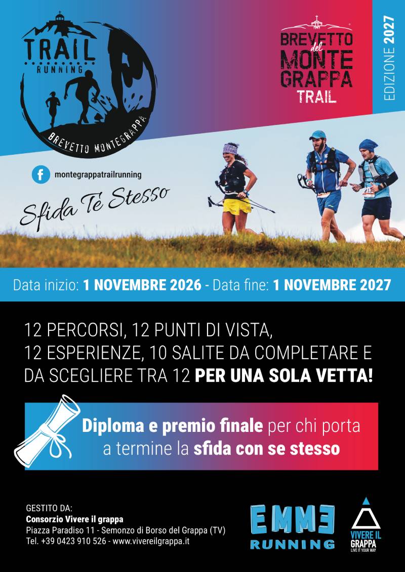 flyer brevetto trail montegrappa 2026