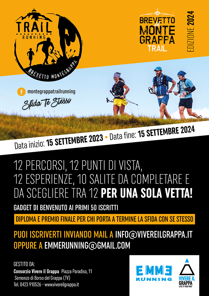 flyer brevetto trail montegrappa 2024