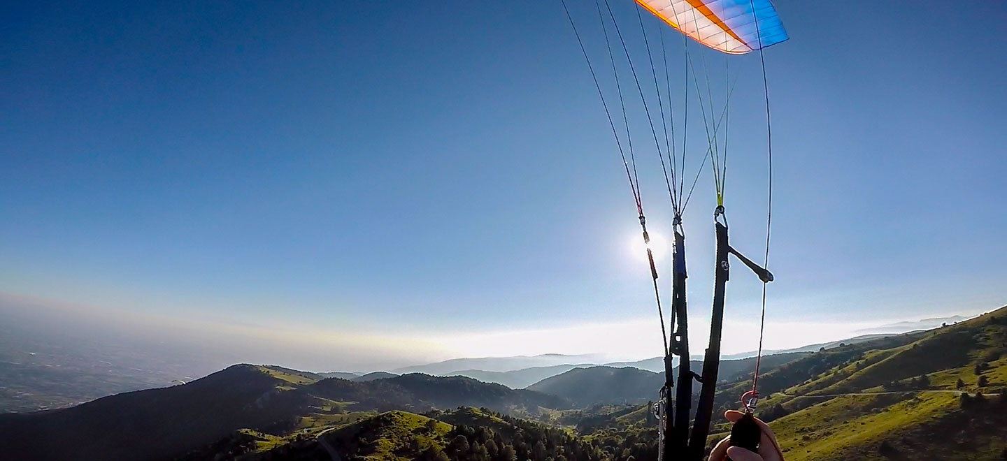 volo in parapendio borso del grappa