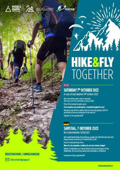 HIKE&FLY TOGETHER Saturday 7th October 2023