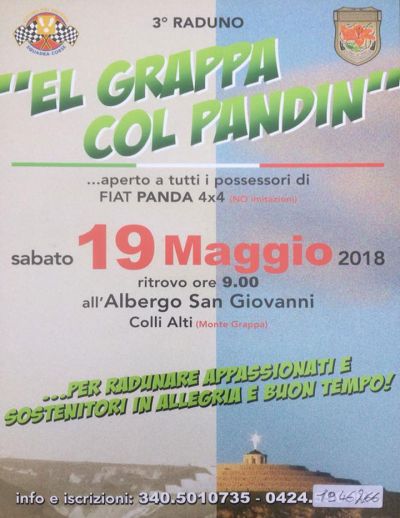 3° Raduno El Grappa col Pandin